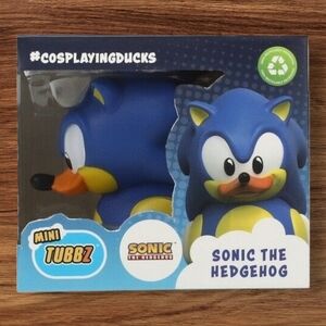 NIB Tubbz Mini Sonic the Hedgehog Rubber Duck
